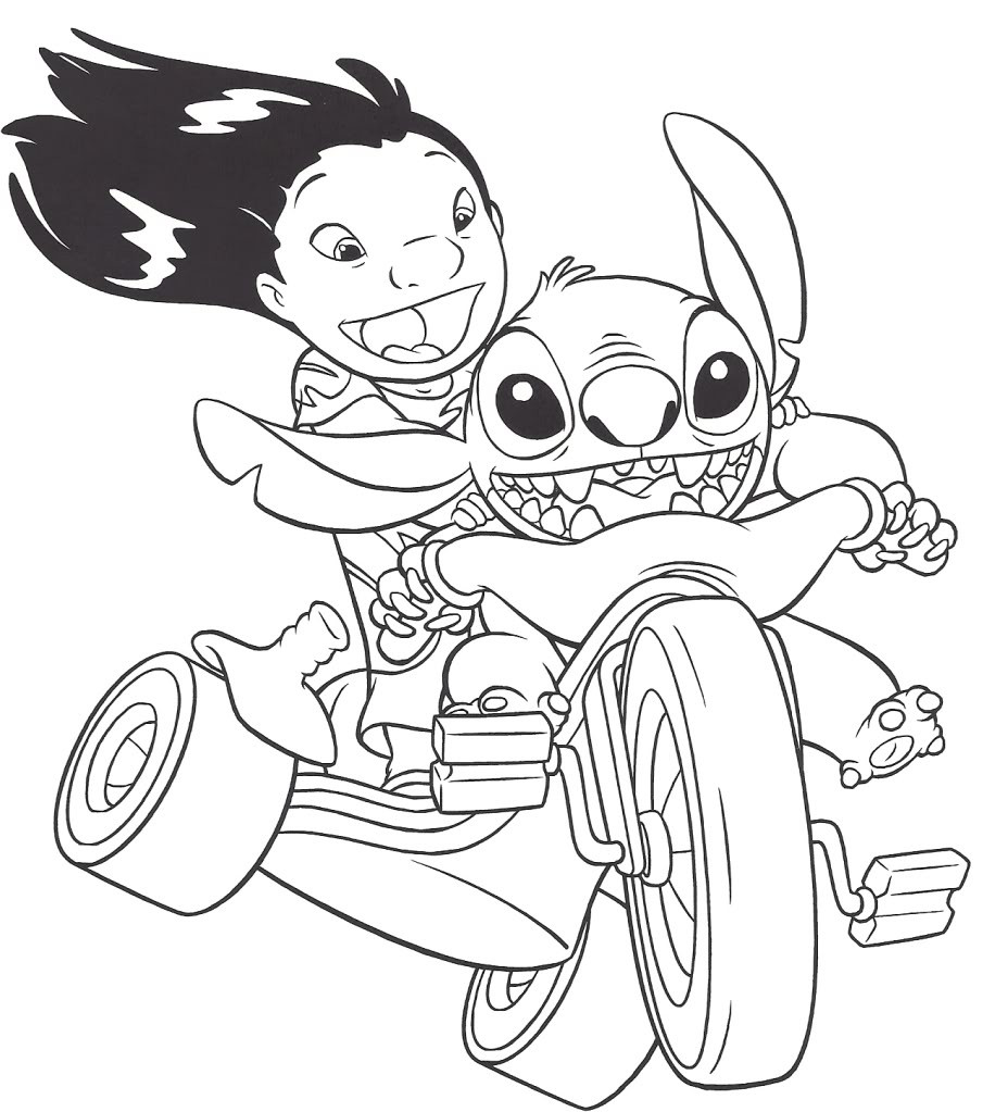 Stitch Coloring Pages To Print
 Free Printable Lilo and Stitch Coloring Pages For Kids