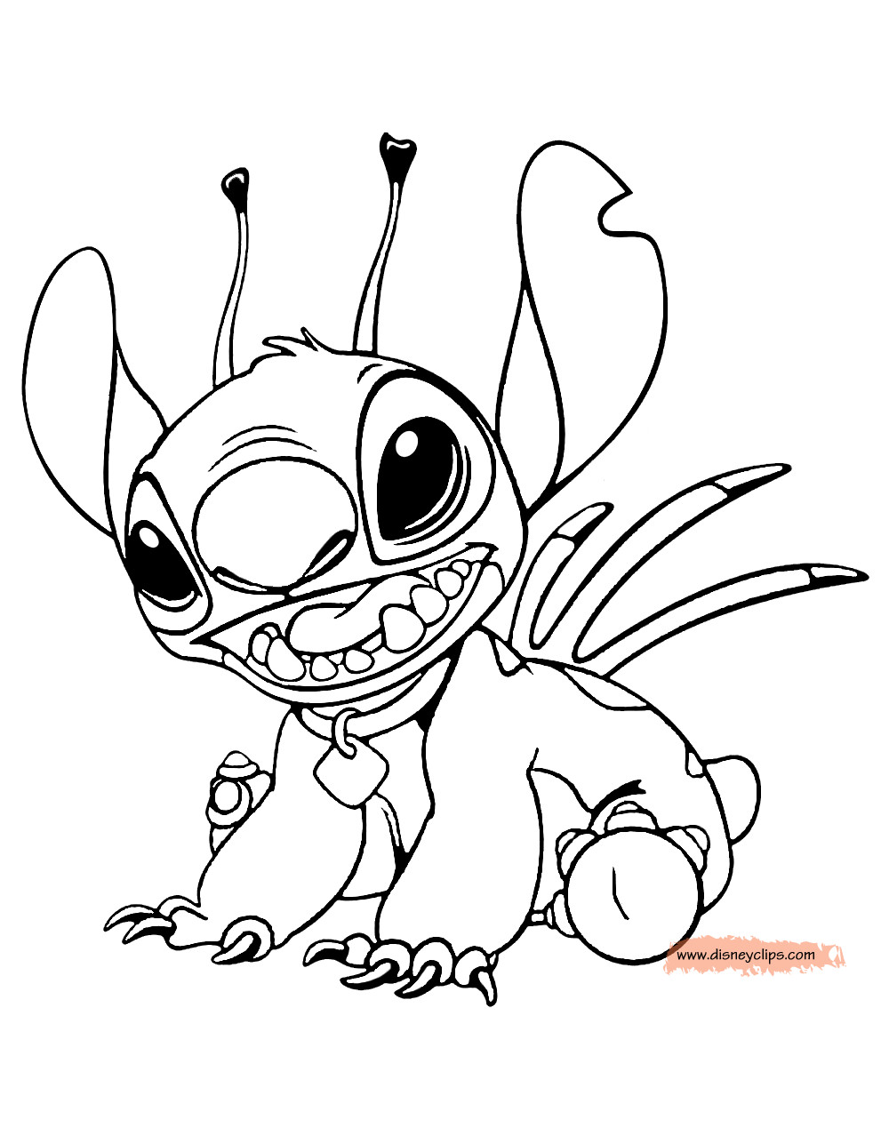 Stitch Coloring Pages To Print
 Lilo and Stitch Coloring Pages