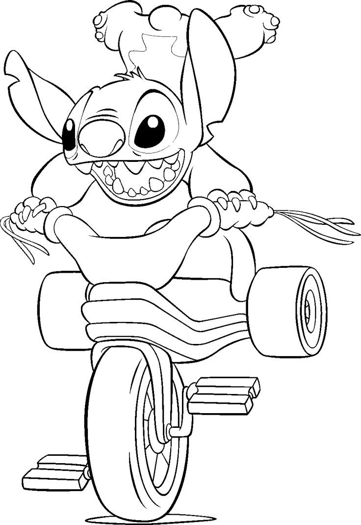 Stitch Coloring Pages To Print
 Free Printable Lilo and Stitch Coloring Pages For Kids