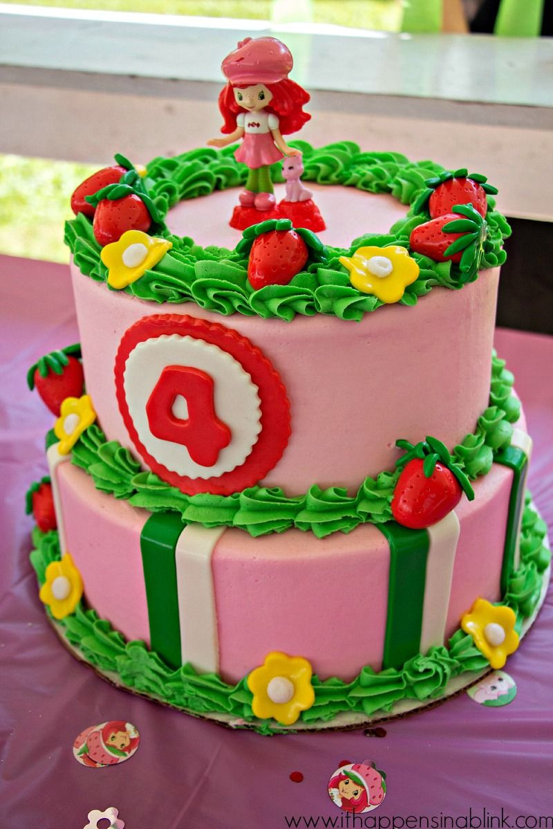 Strawberry Birthday Cake Ideas
 Strawberry Shortcake Birthday Party Ideas on Pinterest