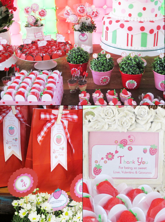 Strawberry Shortcake Birthday Decorations
 A Strawberry Shortcake Joint Birthday Party Party Ideas
