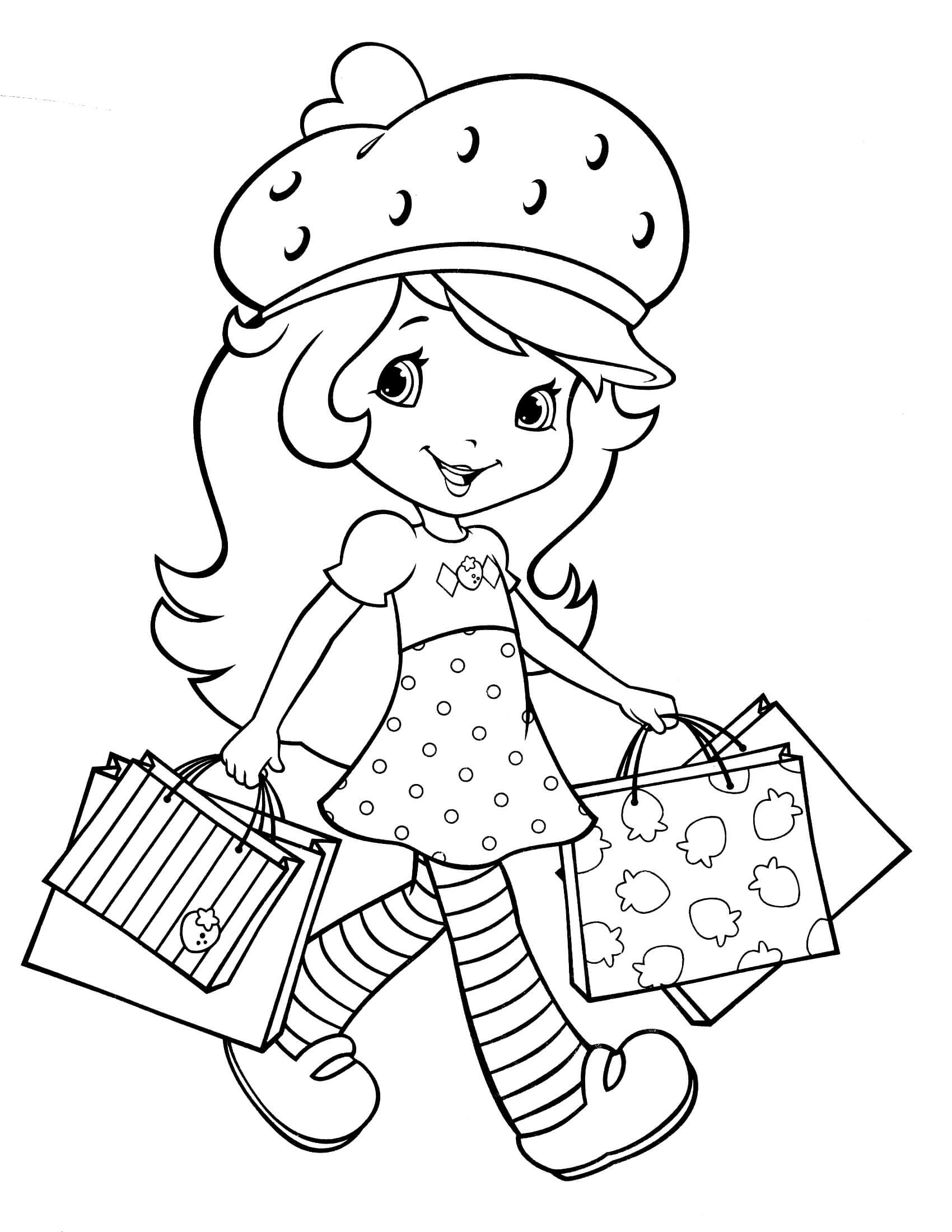 Strawberry Shortcake Boys Coloring Pages
 strawberry shortcake coloring page
