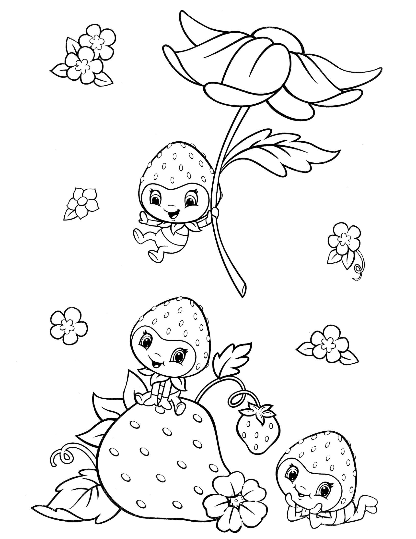 Strawberry Shortcake Boys Coloring Pages
 strawberry shortcake coloring page