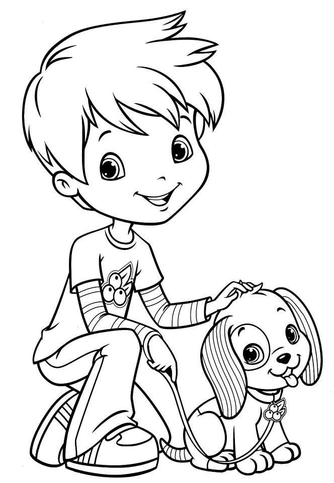 Strawberry Shortcake Boys Coloring Pages
 73 best images about Dibujos de Frutillitas on Pinterest