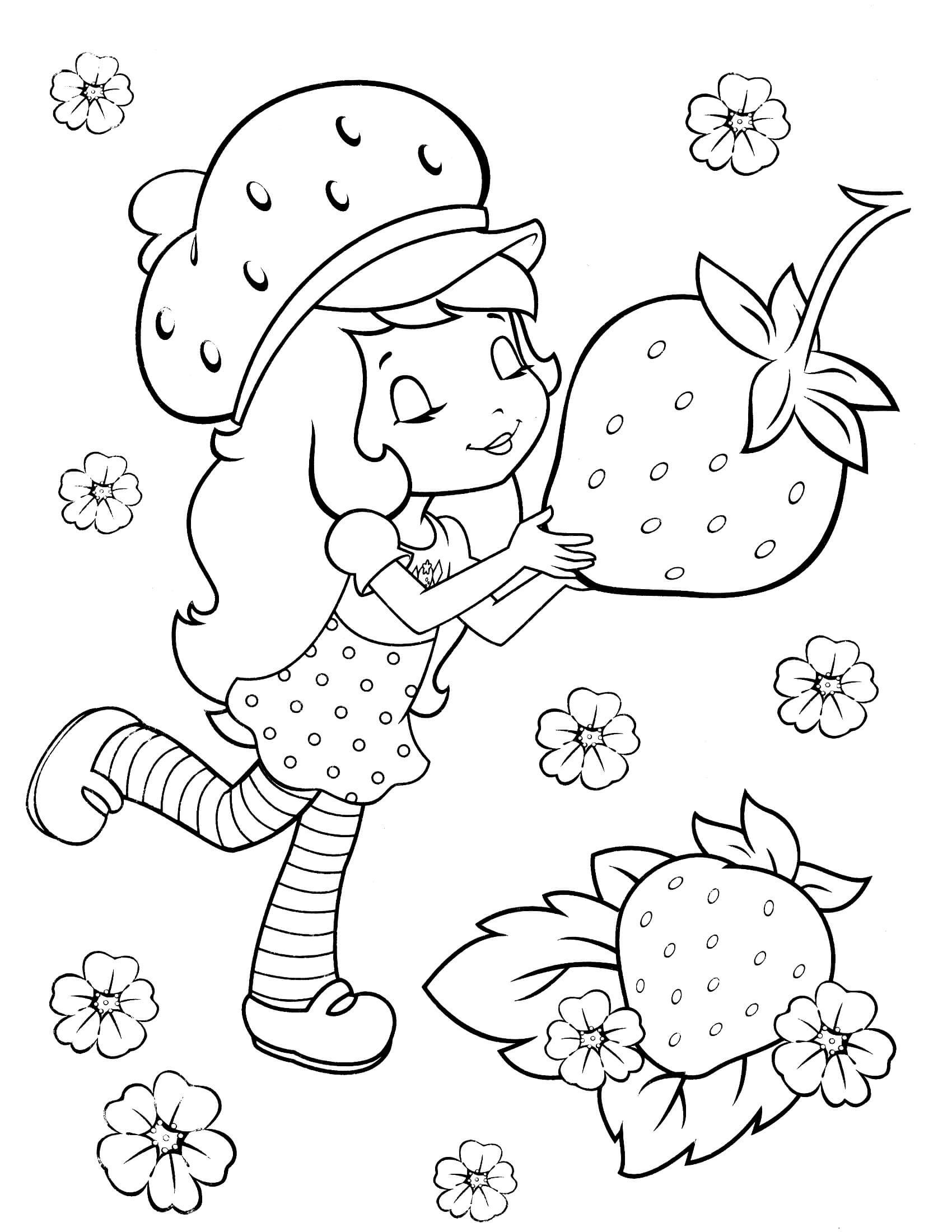 Strawberry Shortcake Boys Coloring Pages
 Strawberry Shortcake 27 Coloringcolor