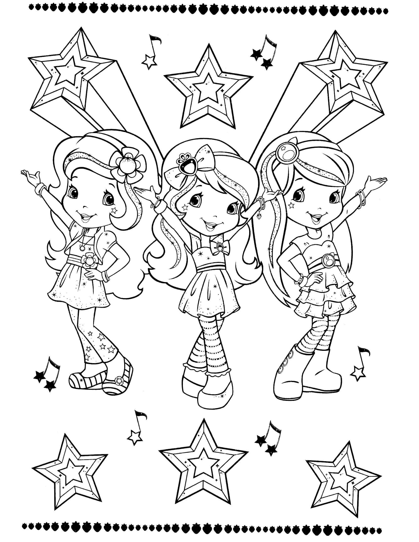 Strawberry Shortcake Boys Coloring Pages
 strawberry shortcake coloring page