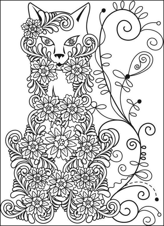 Stress Relief Coloring Pages
 Fox Coloring Book Stress Relief Coloring Pages