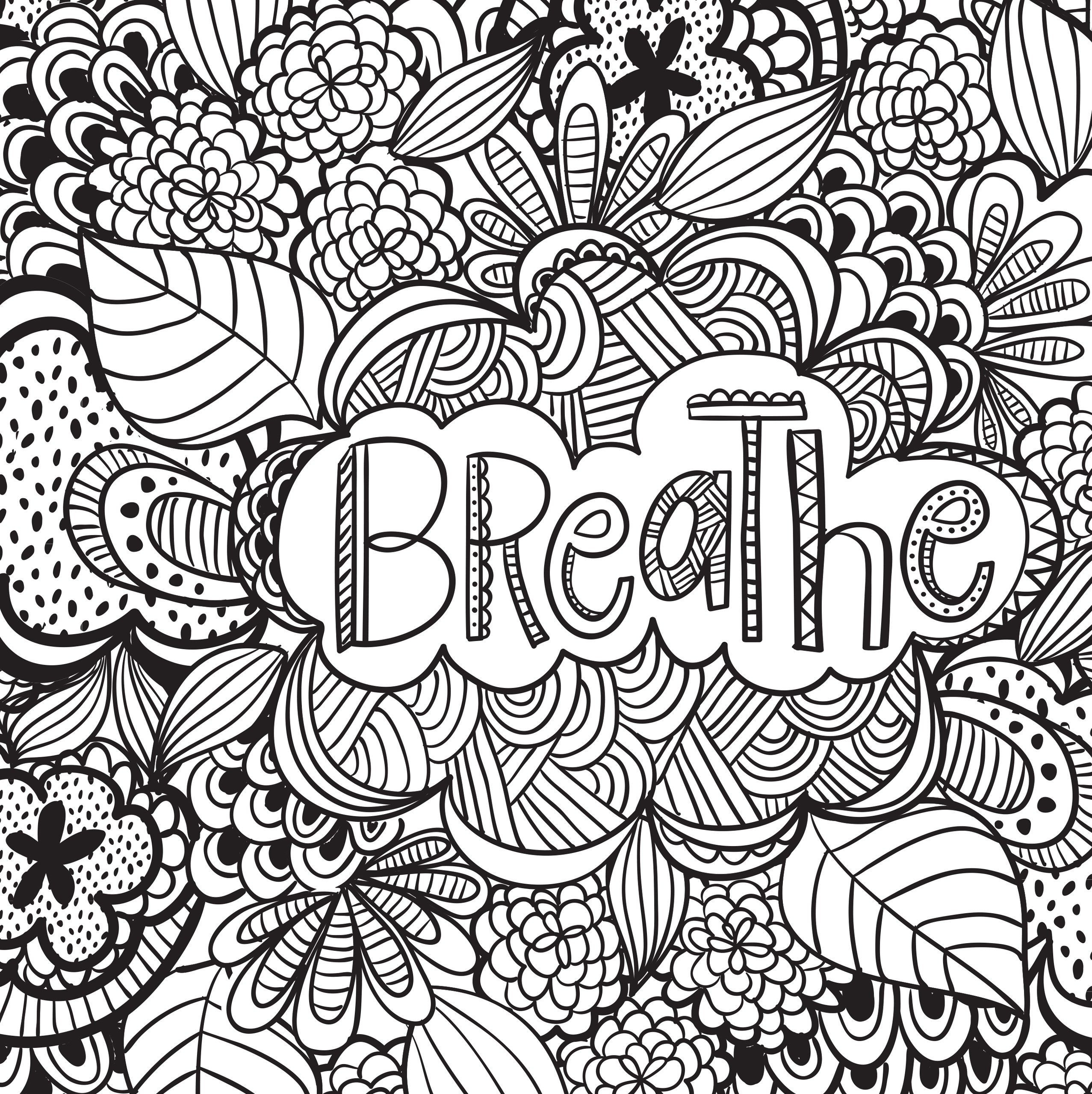 Stress Relief Coloring Pages For Adults
 Joyful Inspiration Adult Coloring Book 31 stress