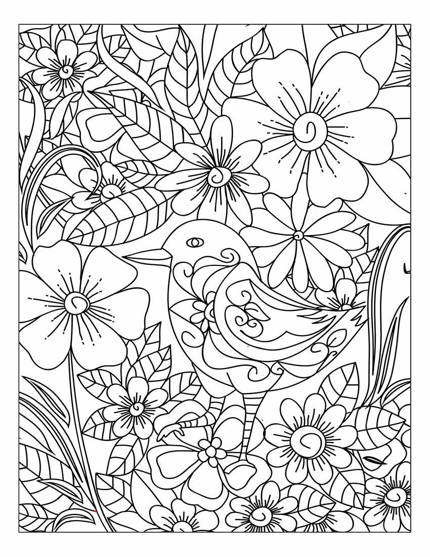 Stress Relief Coloring Pages For Adults
 Link Coloring Adult coloring books stress Relief Flower