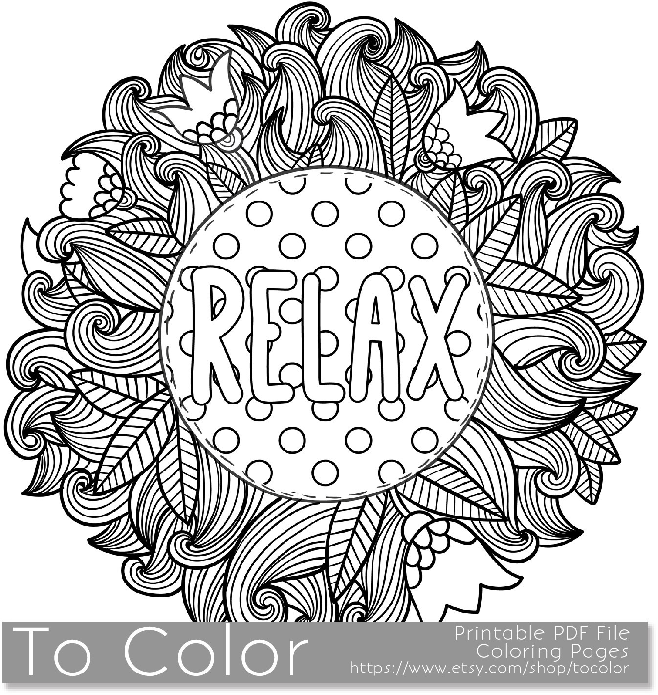 Stress Relief Coloring Pages For Boys
 Printable Relaxing Coloring Pages Printable Pages