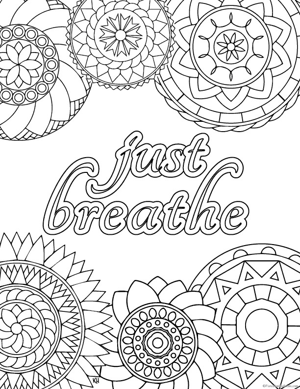 Stress Relief Coloring Pages
 Stress relief coloring pages to help you find your Zen again