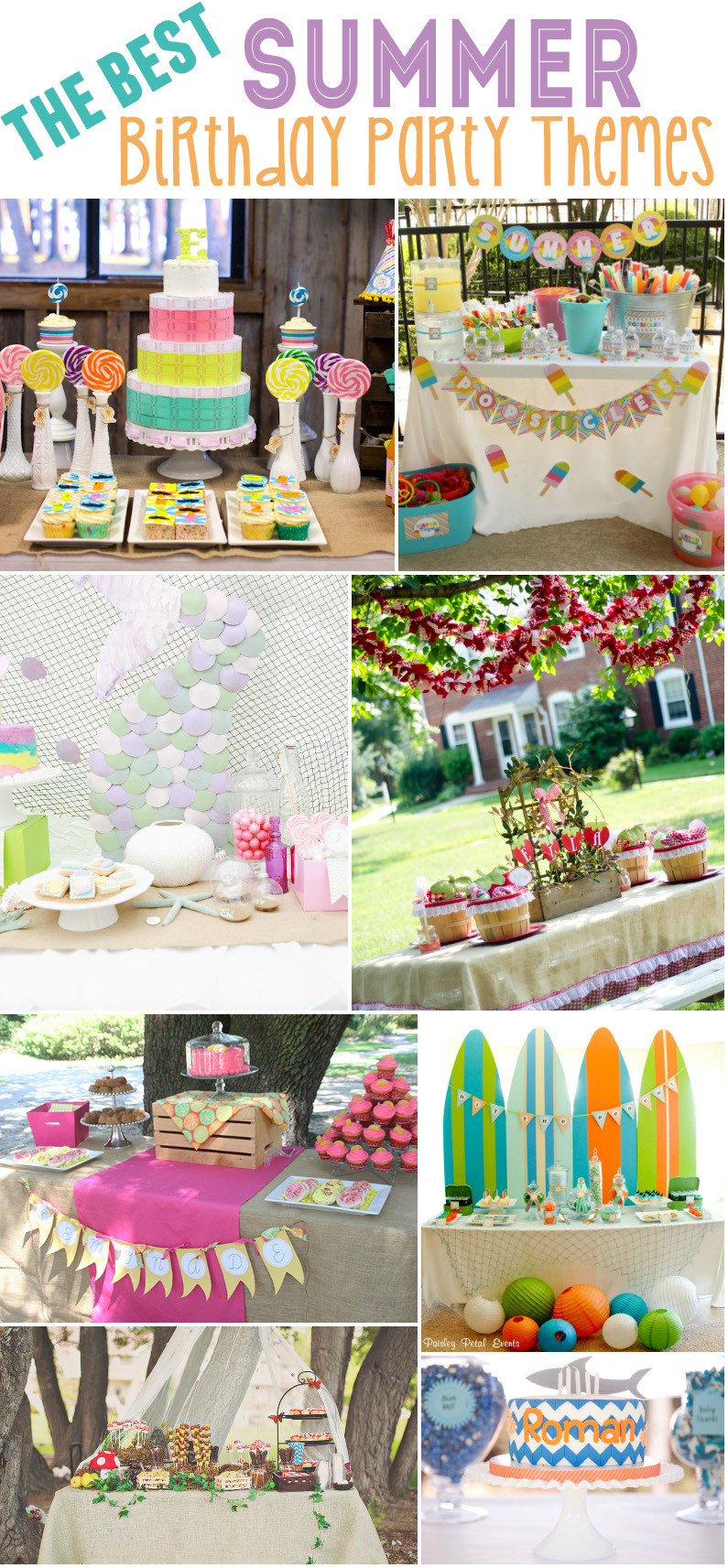 Summer Bday Party Ideas
 15 Best Summer Birthday Party Themes Design Dazzle