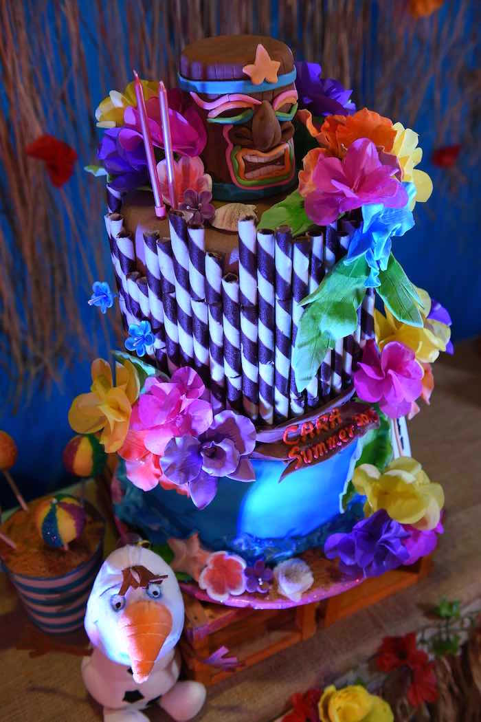 Summer Bday Party Ideas
 Kara s Party Ideas Olaf s Tropical Summer Birthday Party