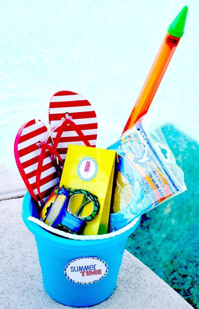 Summer Birthday Party Favor Ideas
 40 best images about Pool Party on Pinterest