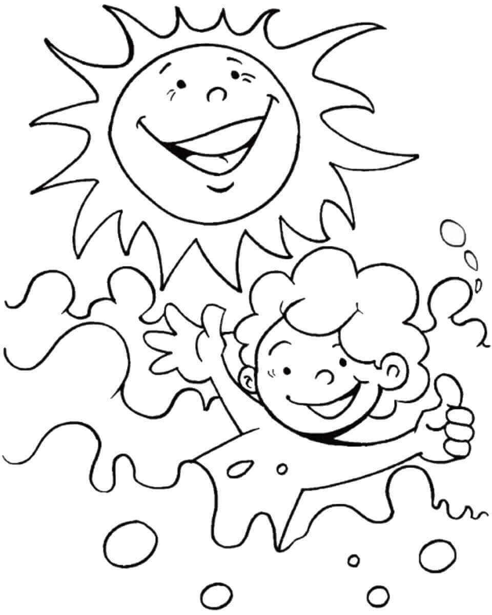 Summer Coloring Pages To Print
 36 Free Printable Summer Coloring Pages