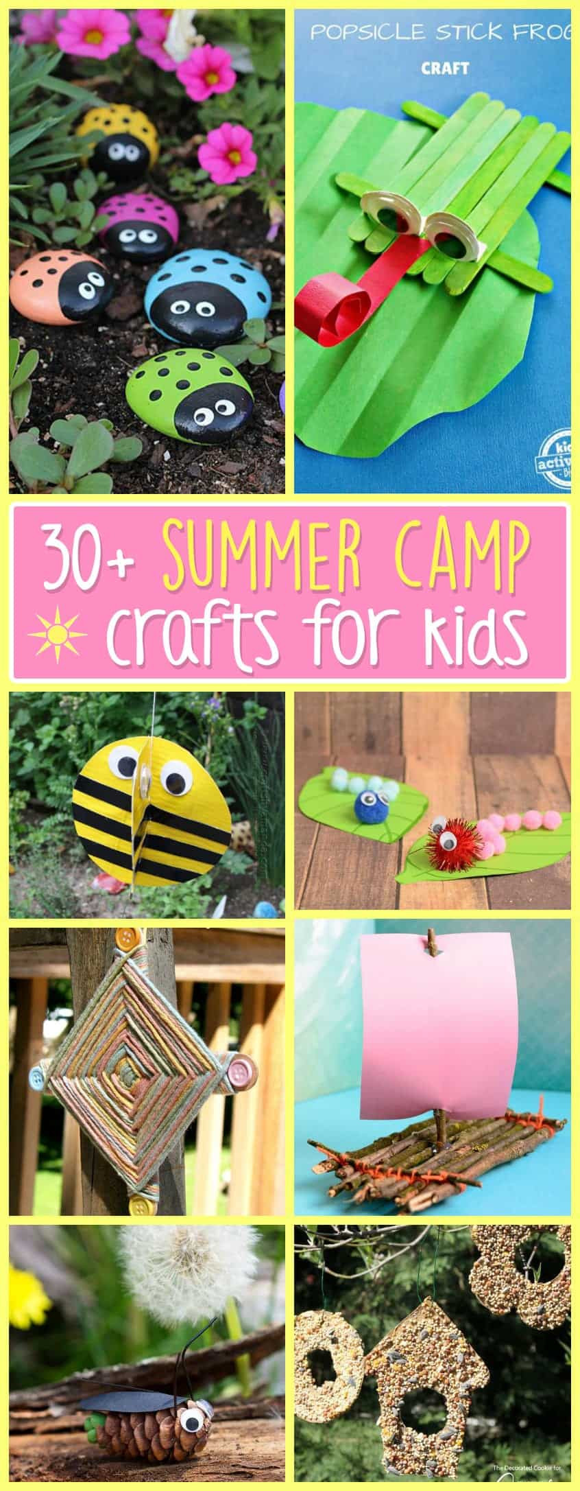 Summer Craft For Toddlers
 Summer Camp Crafts for Kids 30 ideas for a fun camp