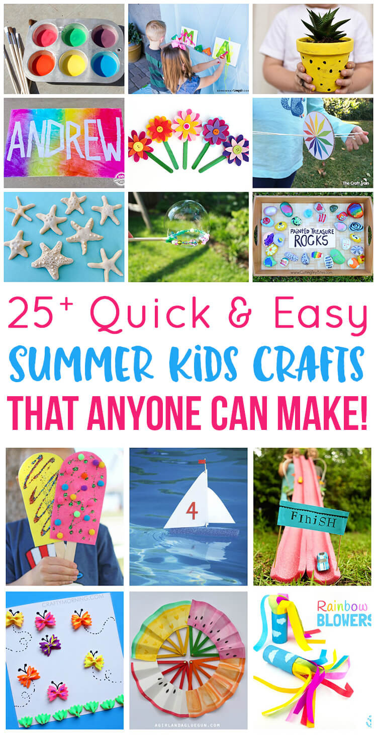 Summer Craft For Toddlers
 Easy Summer Kids Crafts That Anyone Can Make Happiness