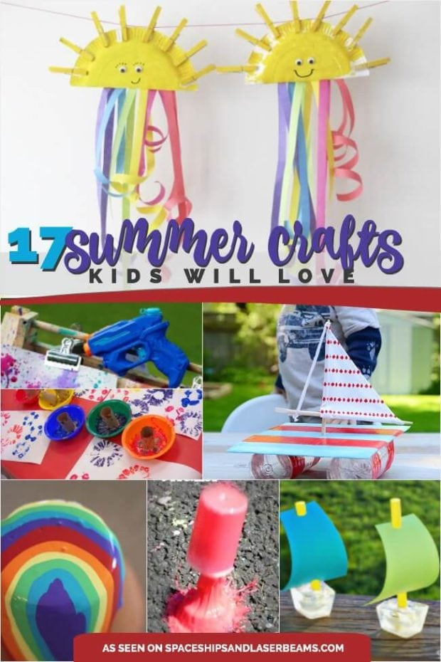 Summer Craft For Toddlers
 17 Great Summer Crafts for Kids Spaceships and Laser Beams