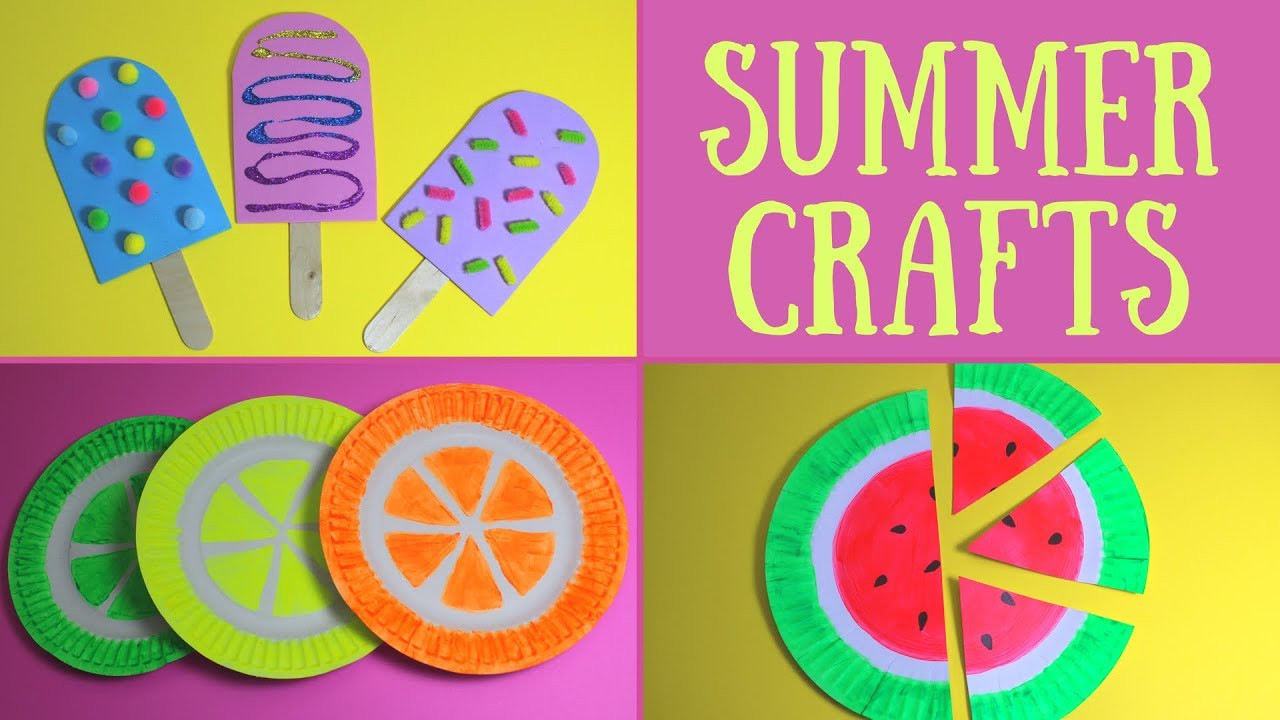 Summer Craft For Toddlers
 Easy Summer Crafts for Kids