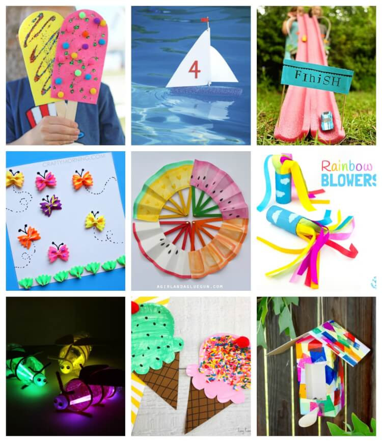 Summer Craft For Toddlers
 Easy Summer Kids Crafts That Anyone Can Make Happiness