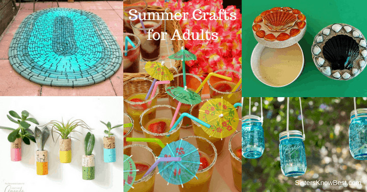 Summer Craft Ideas For Adults
 Summer Crafts for Adults