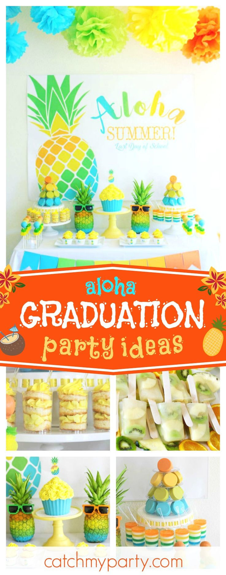 Summer Graduation Party Ideas
 223 best Graduation Party Ideas images on Pinterest