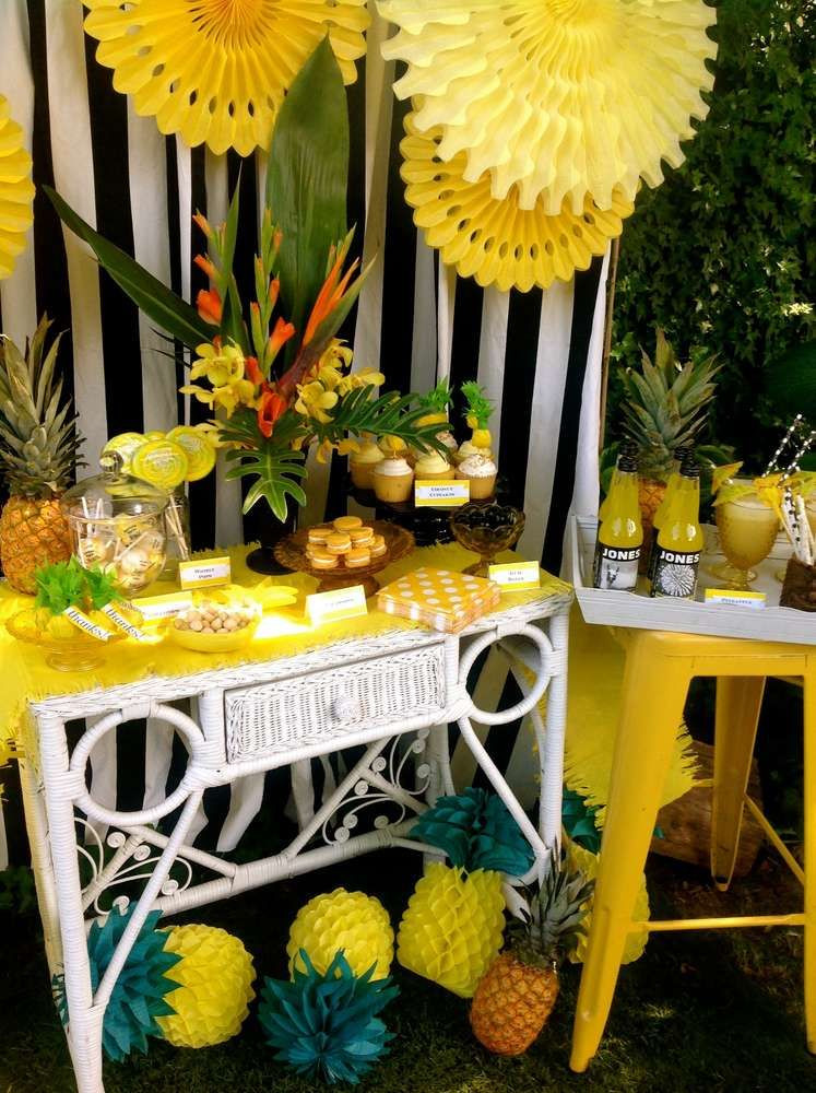 Summer Party Decorating Ideas
 Pineapple Party Summer Party Ideas