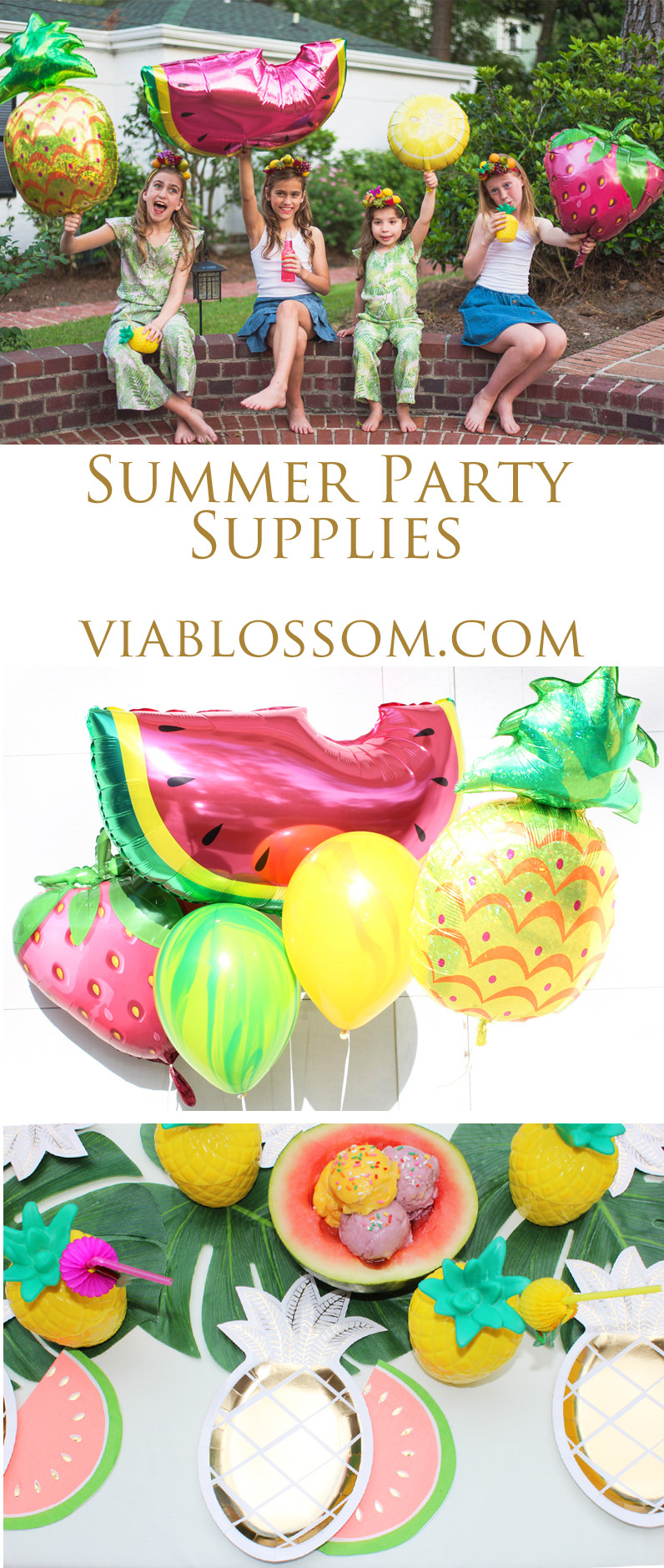 Summer Party Decoration Ideas
 Must Have Summer Party Supplies Via Blossom