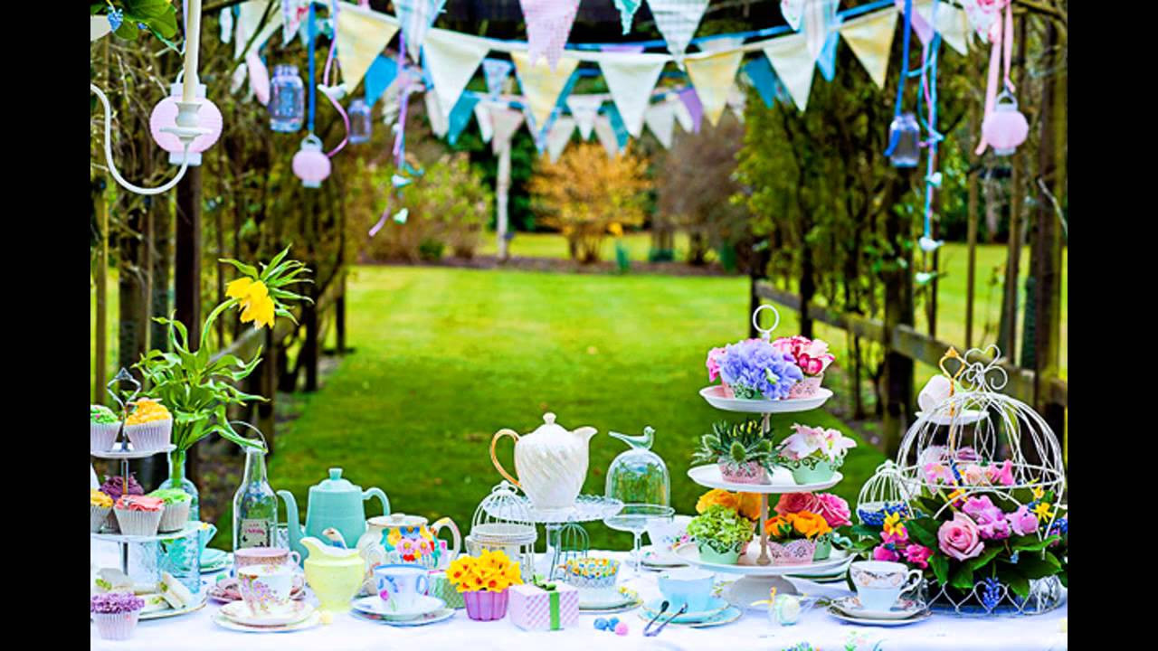 Summer Party Decoration Ideas
 Summer garden party decorations at home ideas