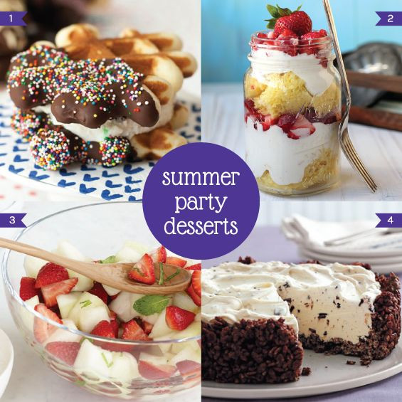 Summer Party Dessert Ideas
 49 best images about Summer Picnic Ideas on Pinterest