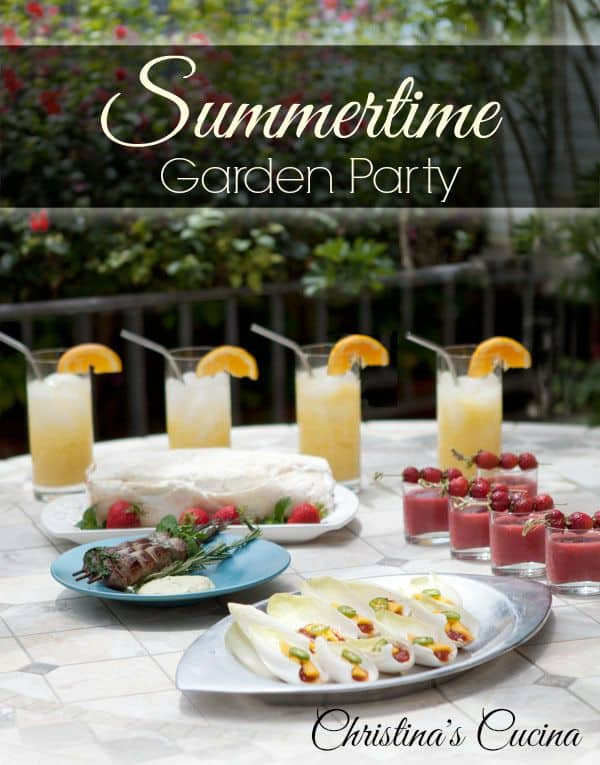 Summer Party Menu Ideas
 A Summertime Garden Party Easy Summer Entertaining Menu