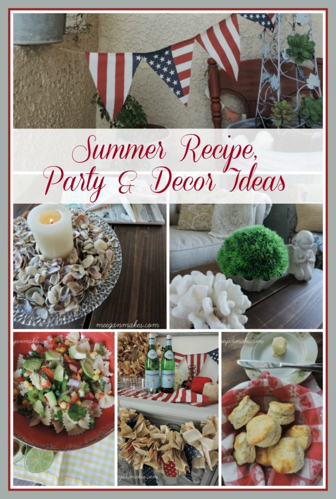 Summer Party Recipe Ideas
 Summer Recipe Party & Decor Ideas