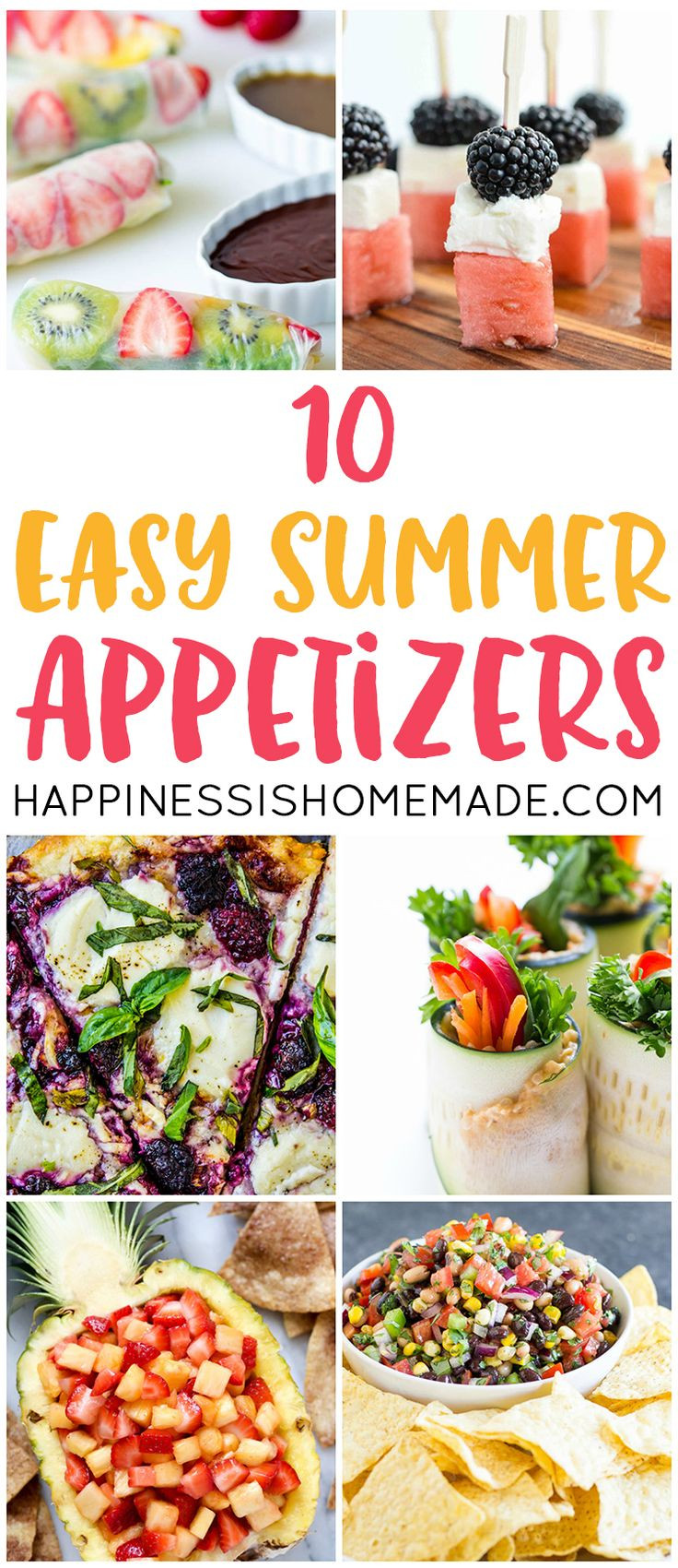 Summer Party Recipe Ideas
 1000 ideas about Easy Summer Appetizers on Pinterest