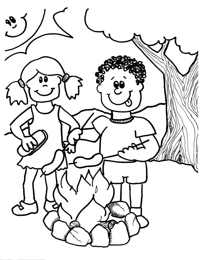 Summer Toddler Coloring Pages
 Preschool Summer Coloring Pages AZ Coloring Pages
