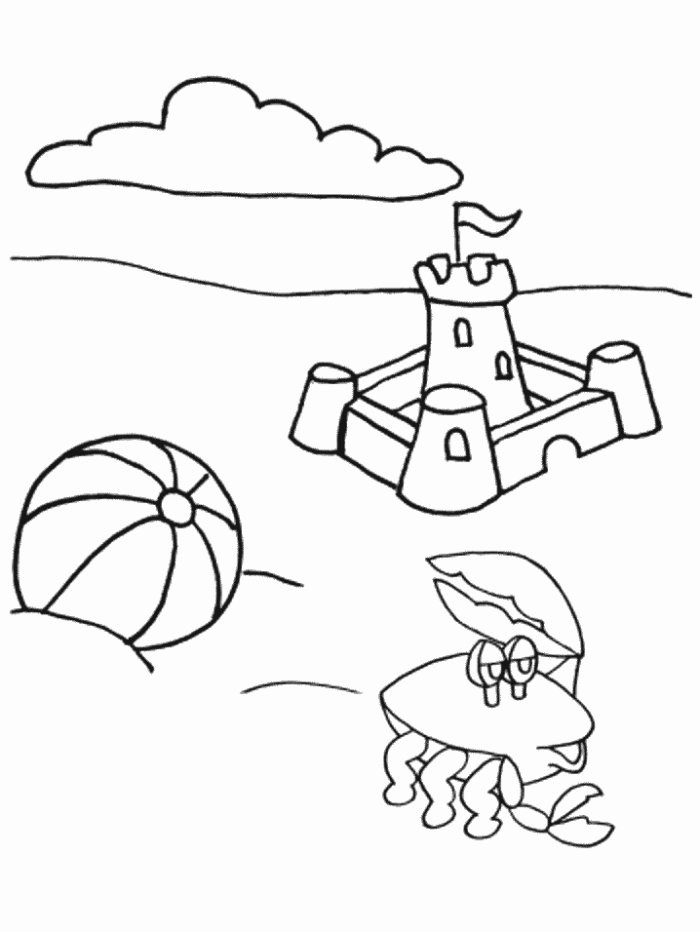 Summer Toddler Coloring Pages
 Summer coloring pages for kids