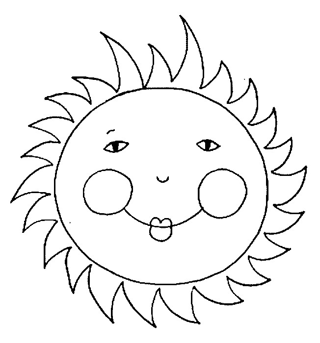 Sun Coloring Pages For Toddlers
 Coloring Pages for Kids Sun Coloring Pages