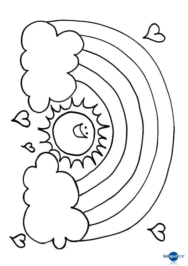 Sun Coloring Pages For Toddlers
 16 best images about RAINBOWS ILLUSTRATION & CRAFT on