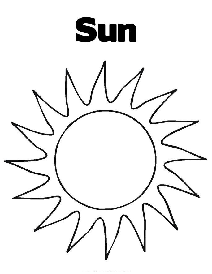 Sun Coloring Pages For Toddlers
 Free Printable Sun Coloring Pages for Kids