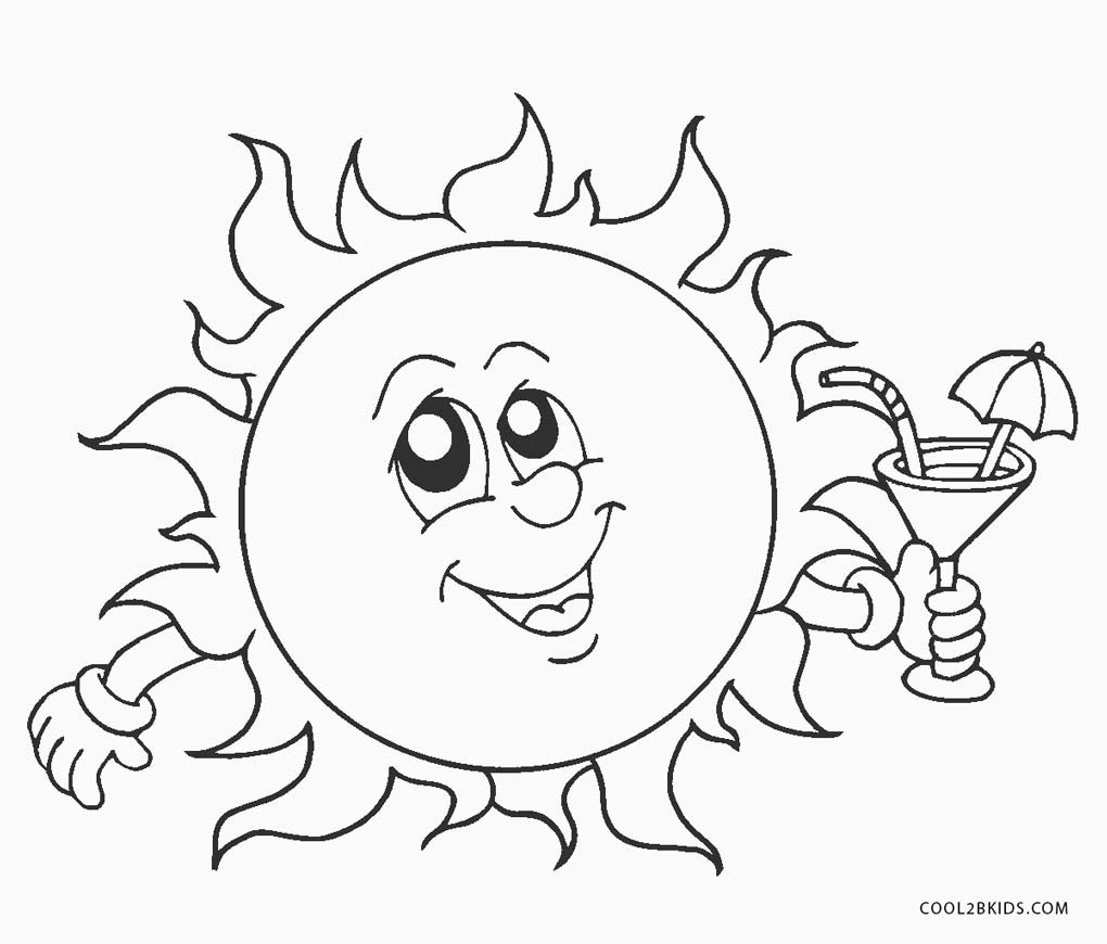 Sun Coloring Pages For Toddlers
 Cool2bKids
