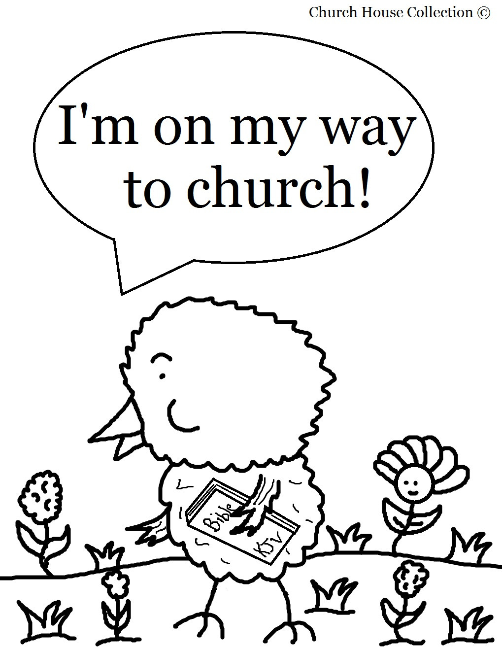 Sunday School Coloring Pages For Toddlers
 Church House Collection Blog March 2013