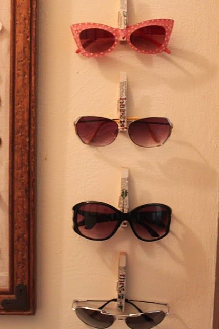 Sunglass Organizer DIY
 40 best images about Sunglass Display and Storage Ideas on