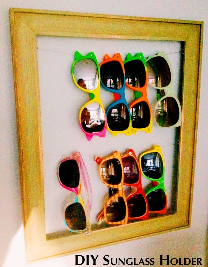 Sunglass Organizer DIY
 13 Cool DIY Sunglasses Organizers And Holders Shelterness