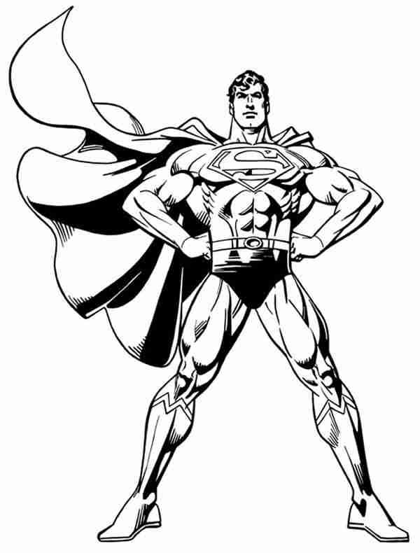 Superhero Coloring Pages To Print
 Best Free Superhero Coloring Pages