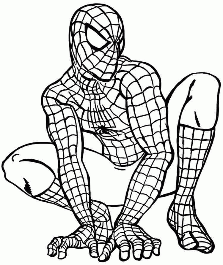 Superhero Coloring Pages To Print
 Marvel Super Hero Squad Az Coloring Pages Coloring Home