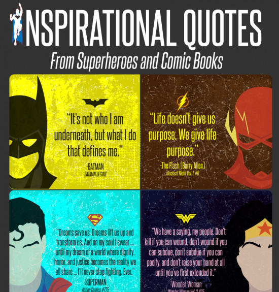 Superhero Motivational Quotes
 Inspirational Quotes from Superheroes and ic Books