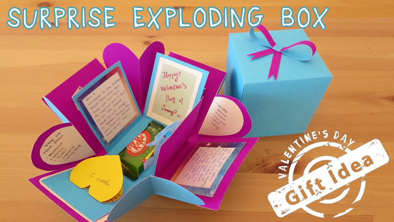 Surprise Gift Ideas For Girlfriend
 $2 Gift Idea Surprise Exploding Box