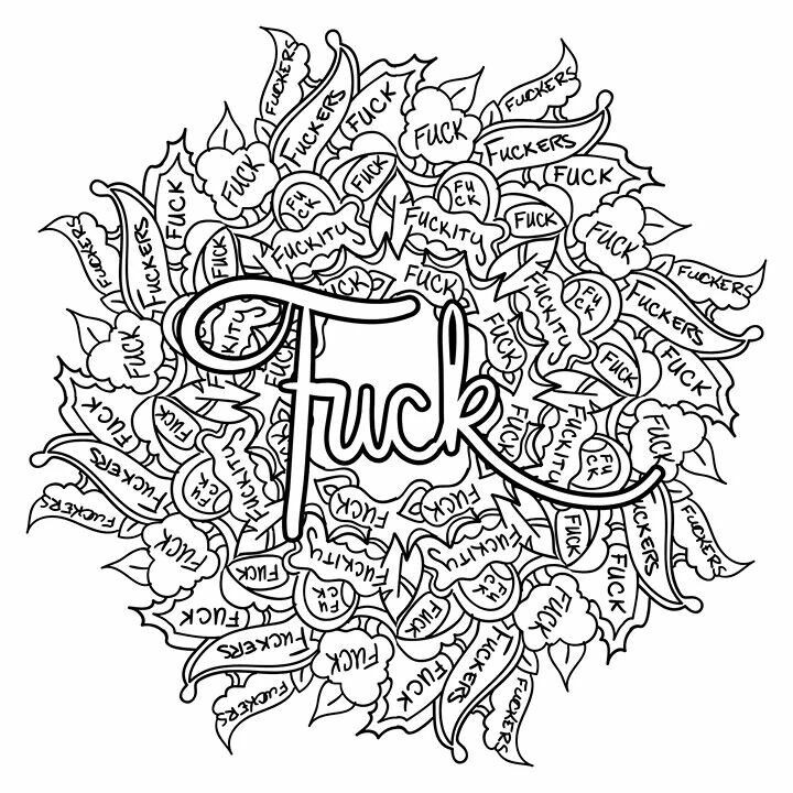 Swear Word Adult Coloring Pages
 4563 best images about Coloring Pages on Pinterest