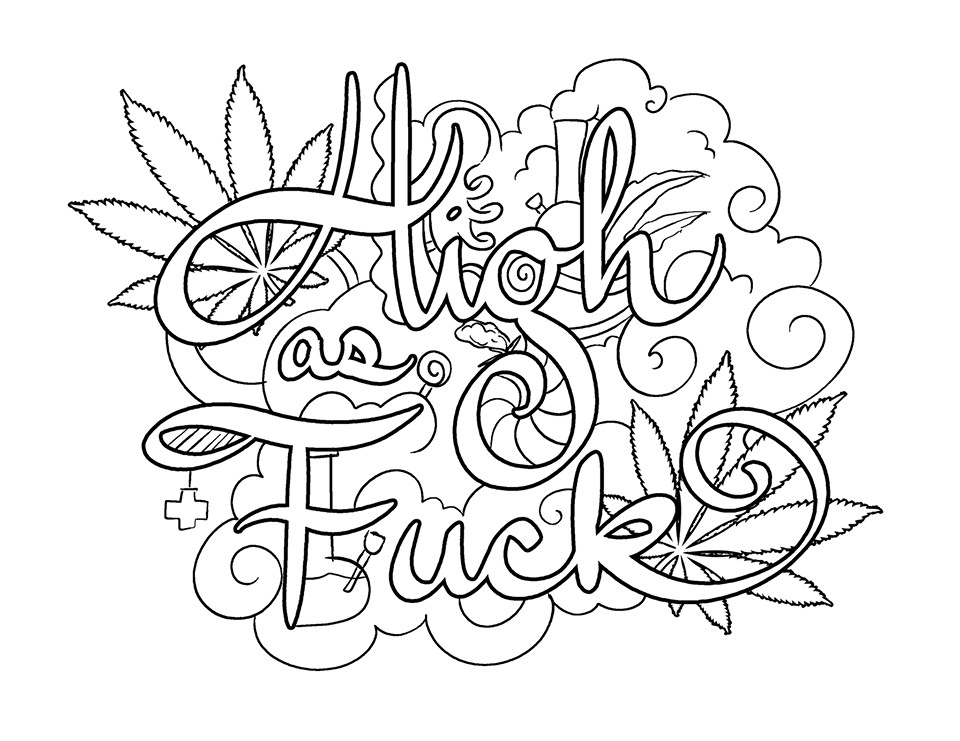 Swear Word Adult Coloring Pages
 Pin by Tamie White on Swear Words Adult Coloring Pages