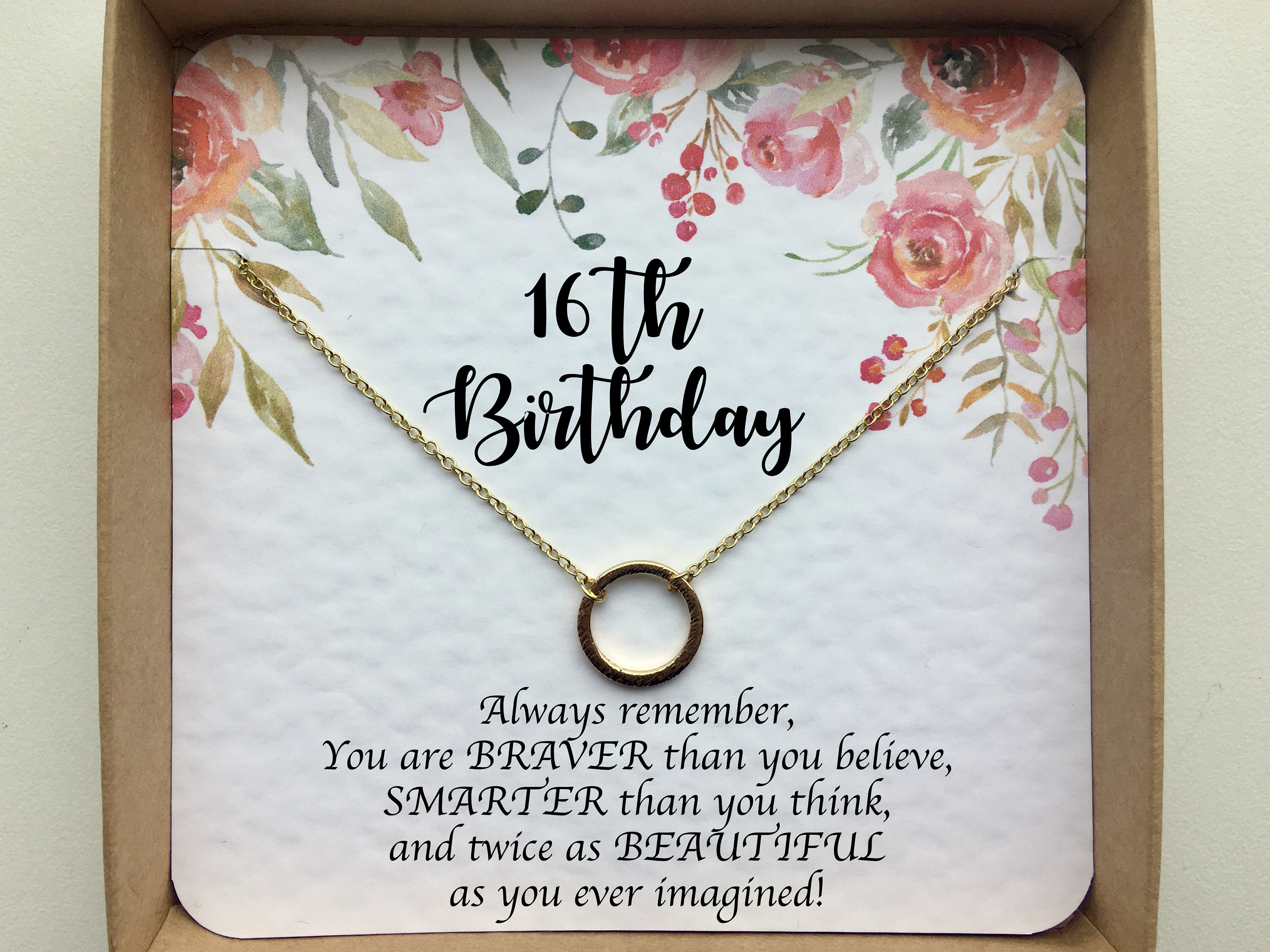 Sweet 16 Gift Ideas For Girls
 16th birthday t girl Sweet 16 t Sweet 16 necklace