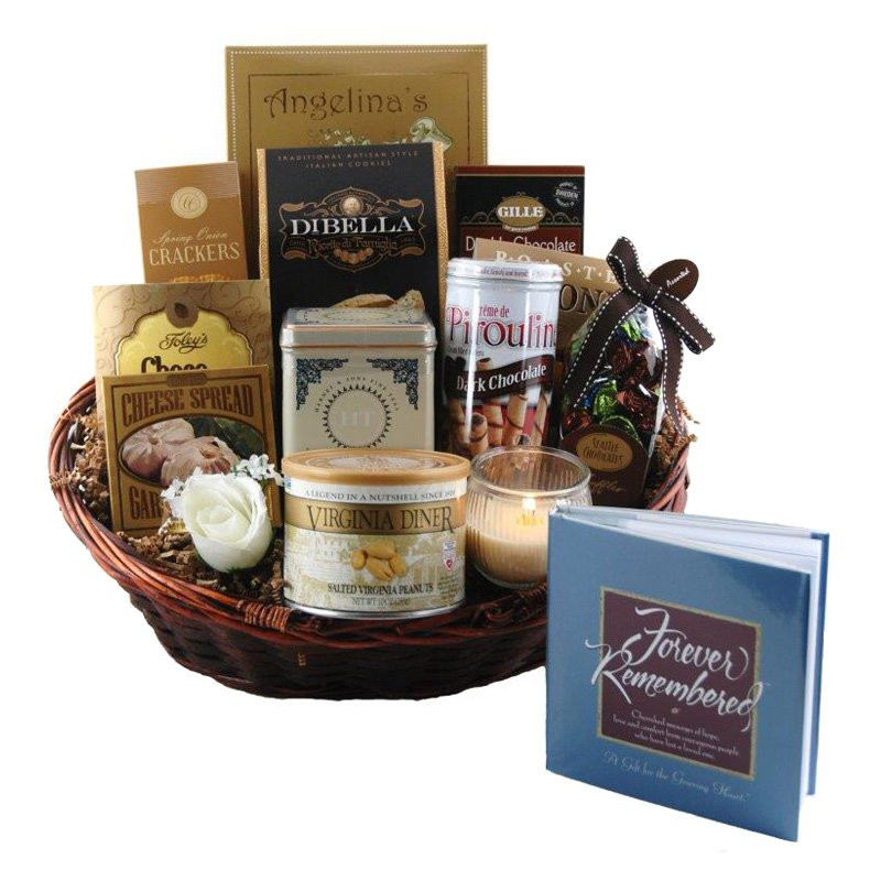 Sympathy Gift Basket Ideas
 Forever Remembered Sympathy Gift Basket Gift Baskets by